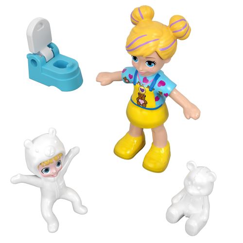 Coffret mini figurine Polly et bébé Paxton POLLY POCKET : le coffret à Prix  Carrefour