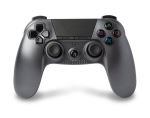 Manette PS4 Under Control Bluetooth Argent foncé avec Prise casque