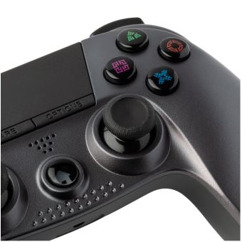 Manette PS4 Under Control Bluetooth Argent foncé avec Prise casque