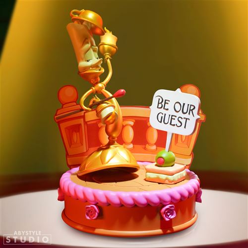 DISNEY - Beauty and The Beast Lumiere Be our Guest! Pvc Figure Abystyle - Image 4