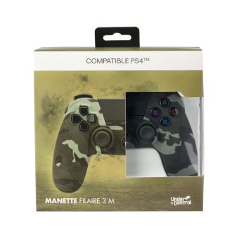 Manette PS4 filaire Under Control Camouflage