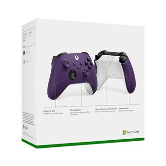 Microsoft Xbox Wireless Controller - Manette de jeu - sans fil - Bluetooth - violet astral - pour PC, Microsoft Xbox One, Android, iOS, Microsoft Xbox Series S, Microsoft Xbox Series X