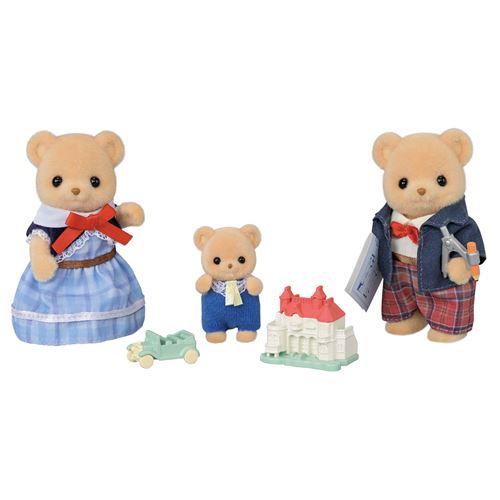 Poupée Sylvanian Families La famille Ours Biscuit