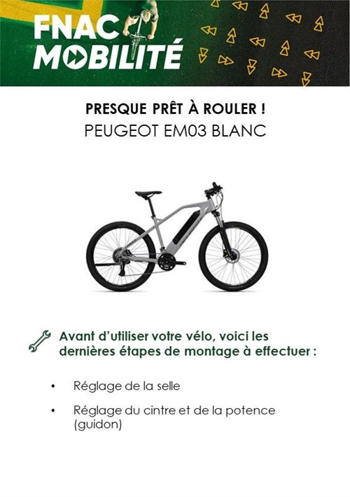 Vtt électrique peugeot online em03