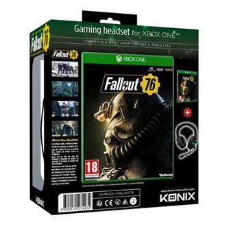 Micro-casque gaming Konix MS400 + Fallout 76 Xbox One