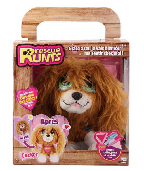 Peluche Rescue Runts Cocker