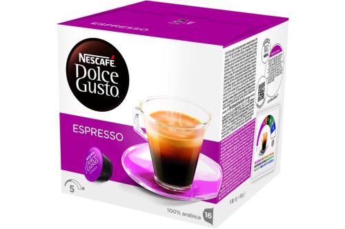 Doos met 16 Dolce Gusto Espresso-koffiecapsules