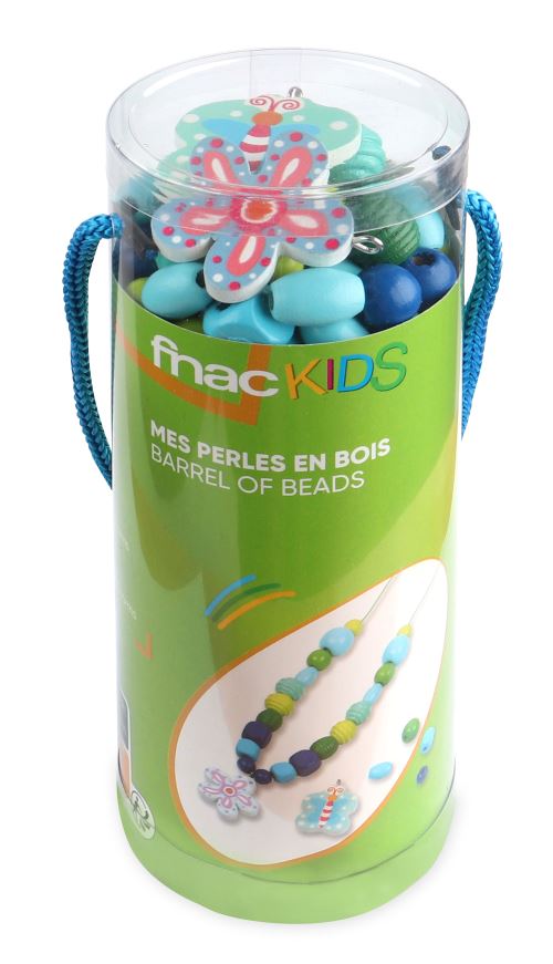 Kit créatif Fnac Kids Barril de perles Turquoise