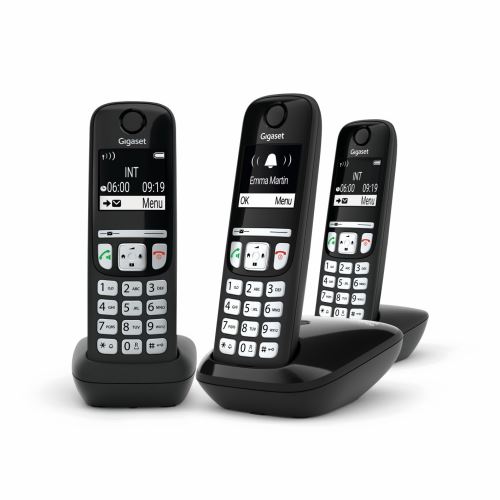 Téléphone fixe sans fil Gigaset A700 Trio Noir