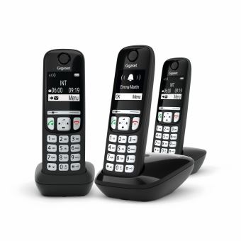 Téléphone fixe sans fil Gigaset A700 Trio Noir - Téléphone sans fil