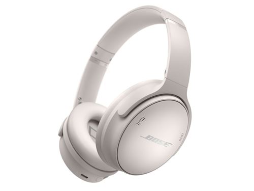 Casque à réduction de bruit sans fil Bluetooth Bose QuietComfort 45 Blanc