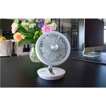 Mini ventilateur Solis Charge et Go 5 W  Blanc