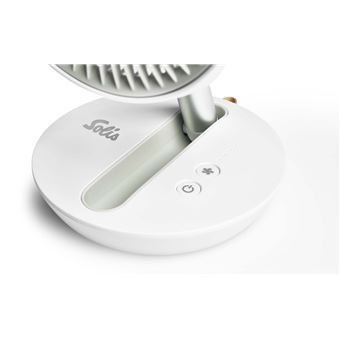 Mini ventilateur Solis Charge et Go 5 W  Blanc