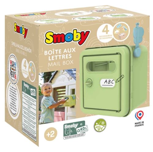 Boîte aux lettres pour maisonnette SMOBY Life 21x18x12 cm ¿40% recyclé - vue 2