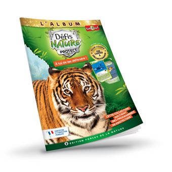 Carte à collectionner Bioviva Défis Nature Protect Album Tigre du Bengale