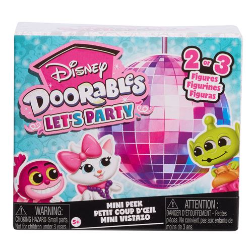 Figurines Disney Doorables Let's Party Mini Peek Modèle aléatoire