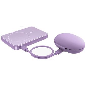 Magnetic Wireless Powerbank 5000mAh - Fresh ''n Rebel - 2PBM5000DG.Batterie rechargeable sans fil MagSafe.Compatible avec les iPhones MagSafe (iPhone 12 et modeles ulterieurs). Support iPhone integre.Conforme aux normes des compagnies aeriennes.