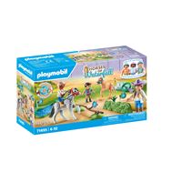 Playmobil Horses of Waterfall 71495 Cavaliers poneys et saut d'obstacles