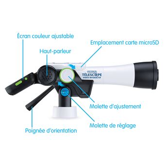 Jeu de science et d'expérience Vtech Genius XL Télescope vidéo interactif