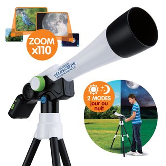 Jeu de science et d'expérience Vtech Genius XL Télescope vidéo interactif