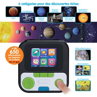 Jeu de science et d'expérience Vtech Genius XL Télescope vidéo interactif