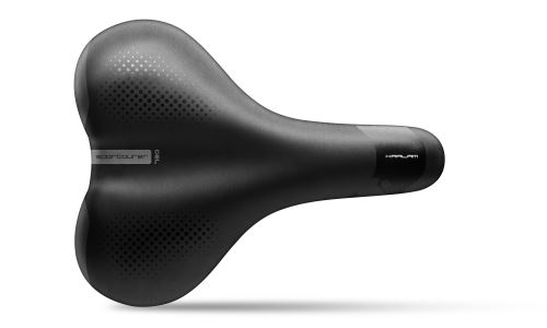 Selle de vélo Sportourer Kaalam Gel Noire