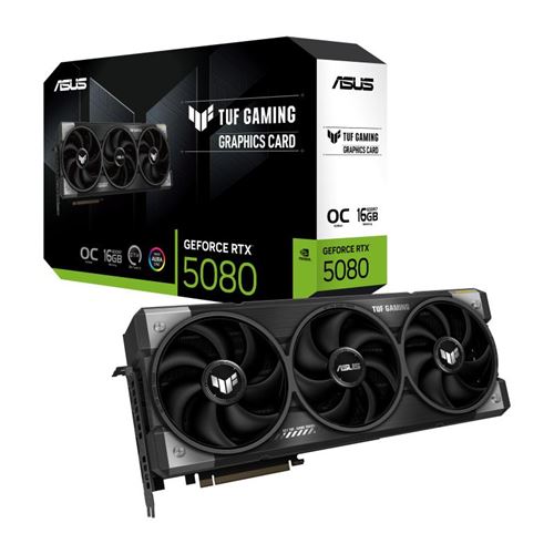 Carte Graphique ASUS TUF GAMING Nvidia GeForce RTX 5080 16G OC
