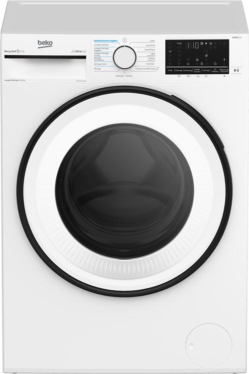 Lave-Linge Séchant Beko B3Ydft51044W 10 Kg Blanc