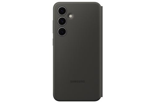 Folio Clear View Cover - Hülle - mit Kartenhalter - für Samsung Galaxy S24 FE - Schwarz