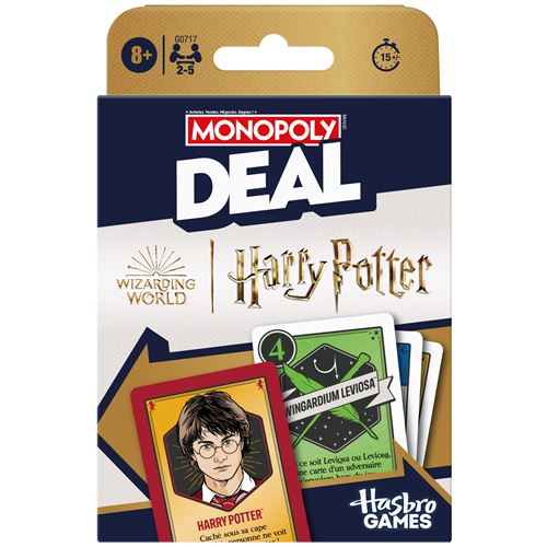 Jeu De Cartes Monopoly Deal Hasbro – Version Rapide Inspirée Du Classique - vue 9