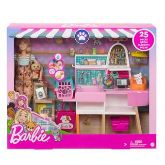 Poupée Barbie et son animalerie