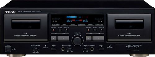 Platine Cassette Teac W-1200 – Double Platine, Sortie USB, 22 W
