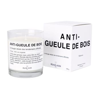 Bougie anti gueule de bois Félicie Aussi Blanc