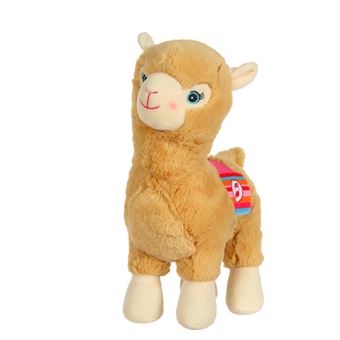 Peluche Gipsy Lama Sonore 30 cm Beige