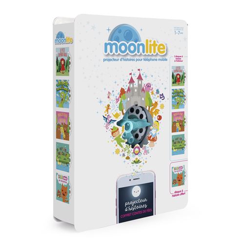 Gift pack projecteur Moonlite avec 5 histoires Contes