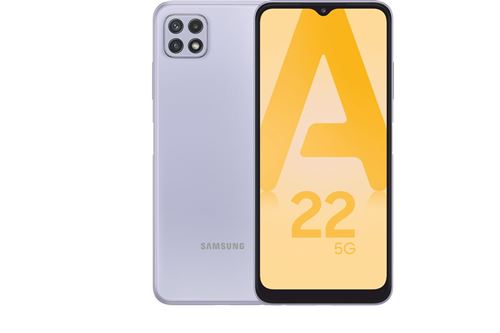 Smartphone Samsung Galaxy A22 6,6 5G 128 Go Double SIM Violet