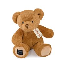 Doudou et compagnie - Peluche ours beige sweat blanc J.O. Paris 2024 - 25 cm