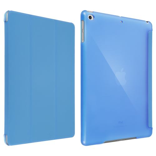 Avizar Housse iPad 5 / 6 / Air Etui Clapet Folio Support Video Bleu