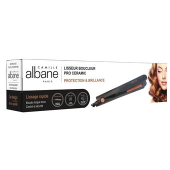 Lisseur boucleur Camille Albane Pro Ceramic 45W Noir