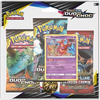 POKEMON Pack 3 boosters SL09