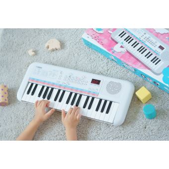 Clavier éducatif Yamaha 37 mini touches Remie PSS-E30 Blanc