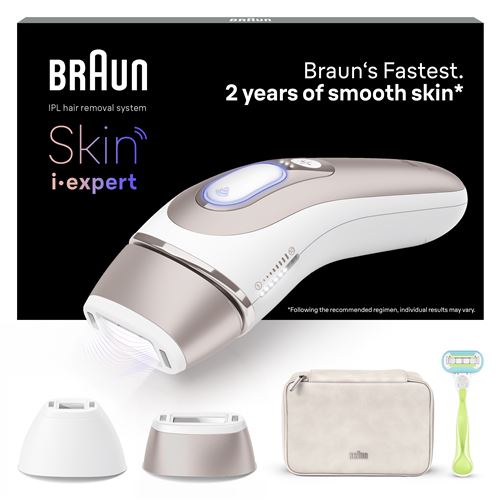 Epilateur à Lumière Pulsée Braun SKIN I-EXPERT PL7147 Blanc et