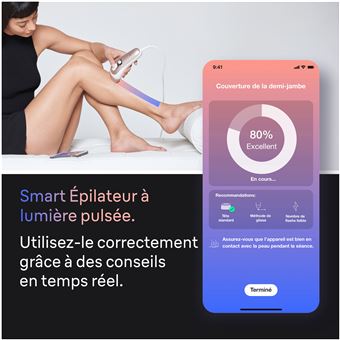 Épilateur Lumière Pulsée Braun PL7147 - 400 000 Flashes & 10 Intensités