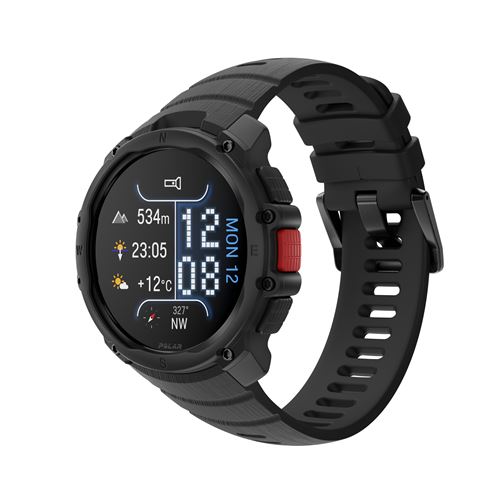 Montre connectée Polar Street X 22 mm Noir