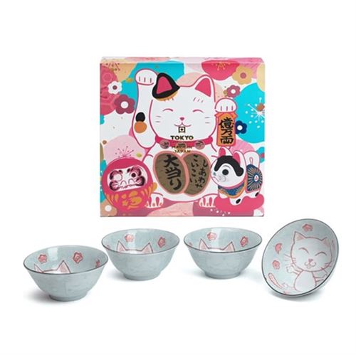 Coffret 4 Bols Kawaï Cnb 50179200