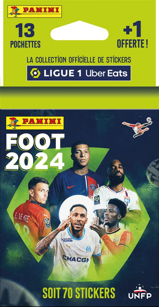 Panini Foot 2024 Ligue 1 Uber Eats Blister 8 Pochettes, 004623KBF8 :  : Jeux et Jouets