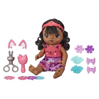 Poupée Baby Alive Coiffure Magique Cheveux noirs