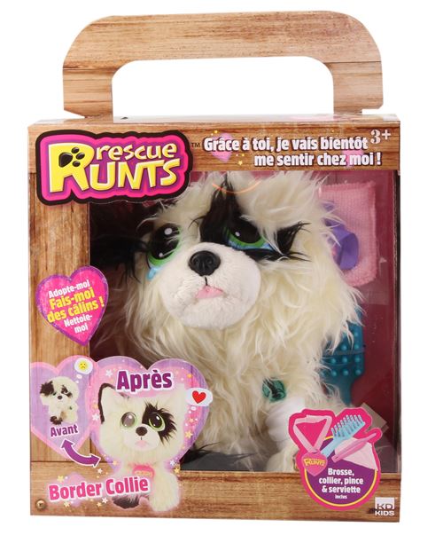 Peluche KD Kids Rescue Runts Border Collie