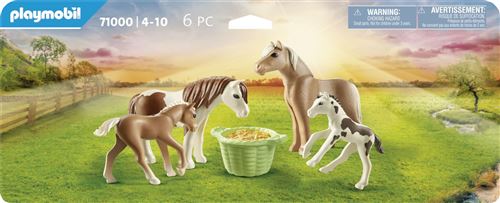 Playmobil Country 71000 2 Poneys Islandais et Poulains