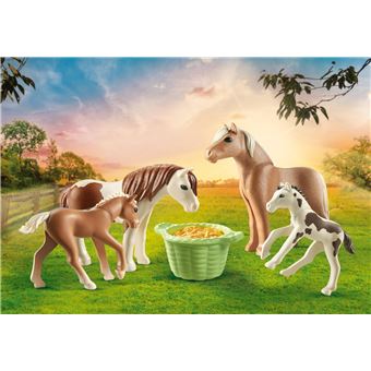 Playmobil Country 71000 2 poneys islandais et poulains